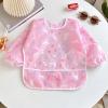 imagePandaEar 3 Pack Long Sleeve Bibs Waterproof Full Sleeve Bib for Baby Infant Toddler 636 Months Cake Bunny Giraffe Girl