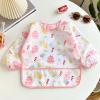 imagePandaEar 3 Pack Long Sleeve Bibs Waterproof Full Sleeve Bib for Baby Infant Toddler 636 Months Cake Bunny Giraffe Girl