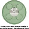 imagePandaEar 3 Pack Stainless Steel Baby Suction Plates Divided Toddler Plate for Baby Led Weaning Supplies NonSlip Toddler Baby Feeding Set Dishwasher Safe