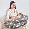imagePandaEar Nursing Pillow for BreastfeedingLarge Size Breastfeeding Support Pillows for Mom ampamp Baby Come with Adjustable Waist Strap ampamp Removable Cotton Cover