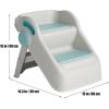 imagePandaEar Kids Step Stool Foldable 2Step Stool for Toddler Kid Toilet Potty Training ampamp Bathroom Sink AntiSlip Toddler Ladder Kitchen Stand Stool