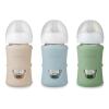 imagePandaEar 3 Pack Silicone Sleeves for Philips Avent Natural Glass Baby Bottles 8 oz Shatterproof AntiBreakage and Heat Resistant Bottle Holder BPAFree Compatible with 8 oz Avent Glass Bottles