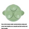 imagePandaEar 2 Pack Stainless Steel Baby Suction Bowls ampamp 4 Pcs Silicone Baby Utensils Set NonSlip Toddler Food Bowls with Silicone Sleeve ampamp AntiChoke Spoon Fork Set for Babies Led Weaning