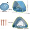 imagePandaEar Baby Beach Tent with Pool Pop Up Sun Shelter for Infant Toddlers Portable UV Protection Shade with Carry Bag for Outdoor Travel Camping