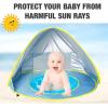 imagePandaEar Baby Beach Tent with Pool Pop Up Sun Shelter for Infant Toddlers Portable UV Protection Shade with Carry Bag for Outdoor Travel Camping
