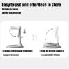imagePandaEar Baby Shower Stand  Adjustable Baby Bath Stand with Safety Handle  Foldable Infant Shower Standing Support with AntiSlip Base for Babies 636 Months Newborns ampamp Toddlers Grey