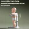 imagePandaEar Baby Shower Stand  Adjustable Baby Bath Stand with Safety Handle  Foldable Infant Shower Standing Support with AntiSlip Base for Babies 636 Months Newborns ampamp Toddlers Grey