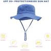 imagePandaEar Baby Sun Hat Toddler Bucket Hat for Boys GirlsBlue