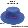 imagePandaEar Baby Sun Hat Toddler Bucket Hat for Boys GirlsBlue