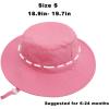 imagePandaEar Baby Sun Hat Toddler Bucket Hat for Boys GirlsPink