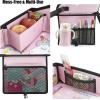 imagePandaEar Kids Travel Tray for Car Seat Unicorn Lap Tray for Girls with Tablet Holder Snack Storage ampamp Cup Holder Road Trip Table for Toddler Activities Drawing