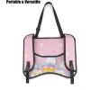 imagePandaEar Kids Travel Tray for Car Seat Unicorn Lap Tray for Girls with Tablet Holder Snack Storage ampamp Cup Holder Road Trip Table for Toddler Activities Drawing