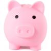 imagePandaEar Piggy Bank Unbreakable Cute Plastic Coin Bank for Boys ampamp Girls Large Money Saving Bank Shatterproof Pig Money Box Fun Gift for Children Birthday Christmas Halloween BluePink
