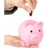 imagePandaEar Piggy Bank Unbreakable Cute Plastic Coin Bank for Boys ampamp Girls Large Money Saving Bank Shatterproof Pig Money Box Fun Gift for Children Birthday Christmas Halloween BluePink