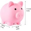 imagePandaEar Piggy Bank Unbreakable Cute Plastic Coin Bank for Boys ampamp Girls Large Money Saving Bank Shatterproof Pig Money Box Fun Gift for Children Birthday Christmas Halloween BluePink