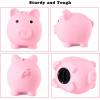 imagePandaEar Piggy Bank Unbreakable Cute Plastic Coin Bank for Boys ampamp Girls Large Money Saving Bank Shatterproof Pig Money Box Fun Gift for Children Birthday Christmas Halloween BluePink