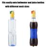 imagePandaEar 2 Pack Kids Water Bottle Spout Conversion Cap with Straw  Universal Fit for Juice ampamp Water Bottles  SpillProof Flip Top Cover for Toddlers ampamp Children