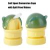 imagePandaEar 2 Pack Kids Water Bottle Spout Conversion Cap with Straw  Universal Fit for Juice ampamp Water Bottles  SpillProof Flip Top Cover for Toddlers ampamp Children