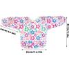 imagePandaEar 3 Pack Long Sleeve Baby Bibs Waterproof Full Sleeve Bib for Toddlers Adjustable Fit for Ages 636 Months