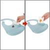 imagePandaEar 3 Pack Silicone Baby Bibs Super Thin Light Weight Waterproof for Babies ampamp Toddlers Adjustable Soft Silicone Feeding Bibs with Food Catcher Pocket BlueGreenFlesh