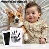 imagePandaEar 4 Pack Inkless Baby Hand and Footprint Kit Clean Touch Ink Pad Kit for Newborn and Pets Dog Paw ampamp Nose Print Kit