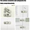 imagePandaEar 5 Pack Child Proof Refrigerator Lock Baby Safety Fridge ampamp Freezer Door Latches with Adhesive Baby Safety Locks for Cabinets Cupboard Ovens