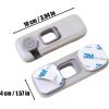 imagePandaEar 5 Pack Child Proof Refrigerator Lock Baby Safety Fridge ampamp Freezer Door Latches with Adhesive Baby Safety Locks for Cabinets Cupboard Ovens