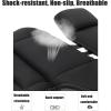 imagePandaEar Universal Stroller Pad Breathable ampamp Adjustable Car Seat Liner NonSlip Infant Pushchair Pad for Fits Strollers Car Seat Black