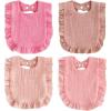 imagePandaEar 4 Pack Muslin Baby Bibs Absorbent Bandana Drool Bibs for Girls Soft Cotton Adjustable Teething ampamp Feeding Bib for Newborns ampamp Toddlers
