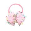imagePandaEar Birthday Hair Bow for Baby Girls 1 2 3 4 5 6 Years Pink Sprinkle Decorations Confetti Hair Accessories for Birthday Party Photoshoot Pink1Pink