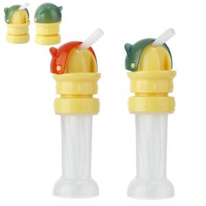 imagePandaEar 2 Pack Kids Water Bottle Spout Conversion Cap with Straw  Universal Fit for Juice ampamp Water Bottles  SpillProof Flip Top Cover for Toddlers ampamp Children
