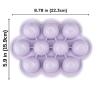 imagePandaEar 2 Pack Silicone Baby Food Freezer Tray with Lids Baby Food Perfect Storage Container for Homemade Baby Food Fruit Purees and Breastmilk PinkPurple