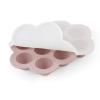 imagePandaEar 2 Pack Silicone Baby Food Freezer Tray with Lids Baby Food Perfect Storage Container for Homemade Baby Food Fruit Purees and Breastmilk PinkPurple