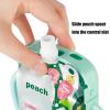 imagePandaEar 2 Pack Squeeze Proof Food Pouch Holder for Toddlers  SpillProof Baby Pouch Holder with Handles  Fits Most Food Pouches ampamp Juice Boxes Dinosaur Design BlueGreen