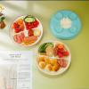 imagePandaEar 3 Pack Porcelain Toddler Plates with Silicone Sleeves  78quot Divided Kids Plates  Microwave ampamp Dishwasher Safe  NonSlip BPAFree BeigeMintPinkBeigeMintPink