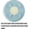 imagePandaEar 3 Pack Porcelain Toddler Plates with Silicone Sleeves  78quot Divided Kids Plates  Microwave ampamp Dishwasher Safe  NonSlip BPAFree BeigeMintPinkBrownBlueGreen