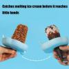 imagePandaEar 4 Pack Popsicle Holder for Kids Silicone Ice Cream Cone ampamp Popsicle Drip Catcher with Builtin Straw MessFree Frozen Treat Holder