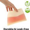 imagePandaEar 4 Pack Reusable Silicone Food Storage Bags Leakproof StandUp Freezer Bags Microwave ampamp Dishwasher Safe for Meal Prep Snacks Baby Food  2 Large 34 oz  2 Medium 17 oz