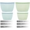 imagePandaEar 4 Pack Reusable Silicone Food Storage Bags Leakproof StandUp Freezer Bags Microwave ampamp Dishwasher Safe for Meal Prep Snacks Baby Food  2 Large 34 oz  2 Medium 17 oz