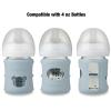imagePandaEar 4 Pack Silicone Sleeves for Philips Avent Natural Glass Baby Bottles 2 x 4oz ampamp 2 x 8oz BPAFree Shatterproof Covers Heat Resistant AntiSlip Grip Fits 4oz and 8oz Avent Glass Bottles