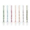 imagePandaEar 7 Pack Silicone Pacifier Clips Pacifier Holder with One Piece Design for Baby Boys ampamp Girls 3 Month Teething Toys Teethers