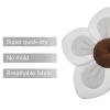 imagePandaEar Baby Bath Pad for Infant Newborn  Soft Flower 5 Petals for Sink Bathtub Essentials Shower Gift GreyGrey