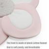 imagePandaEar Baby Bath Pad for Infant Newborn  Soft Flower 5 Petals for Sink Bathtub Essentials Shower Gift GreyPink
