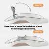 imagePandaEar Baby Bath Support Foldable Infant Bathtub for Newborn Babies 06 Months Soft Sink Baby Bath Tub GreyGrey