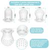 imagePandaEar Baby Fresh Fruit Food Feeder Pacifier 3 Pack Training Massaging Toy Teether Food Grade Soft Safe BPAFree Silicone Pouches Babies Toddlers Infants Kids