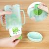 imagePandaEar Squeeze Proof Baby Food Pouch Holder with Handles SpillProof Holder for Toddler Food Pouches ampamp Juice Boxes  SelfFeeding Toddler Essential GreenGreen