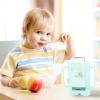 imagePandaEar Squeeze Proof Baby Food Pouch Holder with Handles SpillProof Holder for Toddler Food Pouches ampamp Juice Boxes  SelfFeeding Toddler Essential GreenGreen