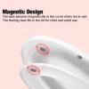 imagePandaEar Toilet Seat with BuildIn Toddler Potty Training Seat Round Toilet Seat with Splash Guard for Toddler Training Easy to Install ampamp Slow CloseElongated