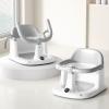 imagePandaEar Baby Bath Seat for 6 Months ampamp Up NonSlip Toddler Bath Chair with Temperature Display 4 Suction Cups ampamp Soft Cushion Infant Bathtub Seat for Sitting Up Gray