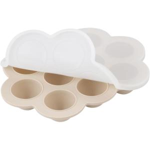 imagePandaEar Baby Food Storage Container 10 Portions BPA Free Silicone Freezer Tray with Lid